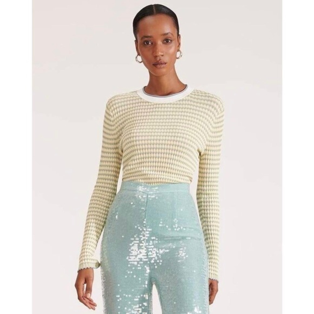 NWT Veronica Beard Siena Long Sleeve Crew Neck Pullover